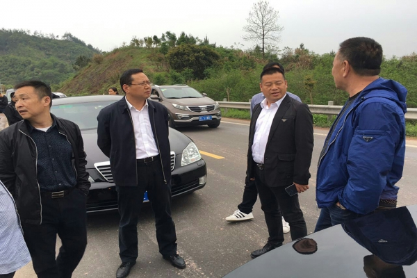 4.14蓮都區(qū)領導赴現(xiàn)場調研，關心支持公司發(fā)展后勁